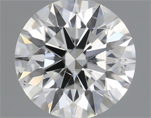 Picture of Natural Diamond 0.50 Carats, Round with Excellent Cut, G Color, SI1 Clarity and Certified by IGI