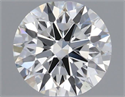 Natural Diamond 0.54 Carats, Round with Excellent Cut, H Color, VS1 Clarity and Certified by IGI