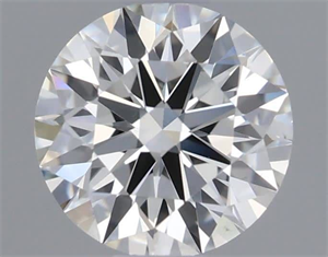 Picture of Natural Diamond 0.54 Carats, Round with Excellent Cut, H Color, VS1 Clarity and Certified by IGI