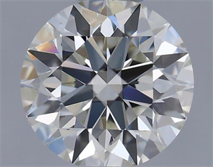 Picture of Natural Diamond 0.54 Carats, Round with Excellent Cut, H Color, VS1 Clarity and Certified by IGI