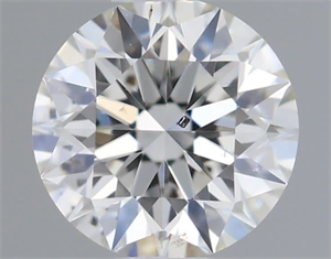 Picture of Natural Diamond 0.50 Carats, Round with Excellent Cut, G Color, SI1 Clarity and Certified by IGI