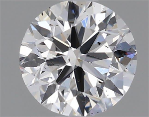 Picture of Natural Diamond 0.50 Carats, Round with Excellent Cut, E Color, SI2 Clarity and Certified by IGI