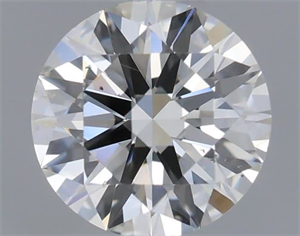 Picture of Natural Diamond 0.51 Carats, Round with Excellent Cut, G Color, SI1 Clarity and Certified by IGI