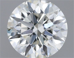 Picture of Natural Diamond 0.51 Carats, Round with Excellent Cut, G Color, SI1 Clarity and Certified by IGI