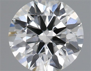 Picture of Natural Diamond 0.50 Carats, Round with Excellent Cut, I Color, SI2 Clarity and Certified by IGI