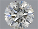 Natural Diamond 0.50 Carats, Round with Excellent Cut, K Color, VS2 Clarity and Certified by IGI