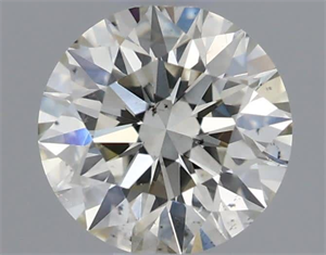 Picture of Natural Diamond 0.50 Carats, Round with Excellent Cut, K Color, VS2 Clarity and Certified by IGI