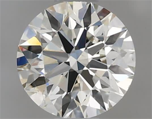 Picture of Natural Diamond 0.62 Carats, Round with Excellent Cut, I Color, VS2 Clarity and Certified by IGI