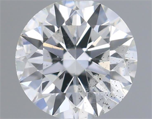 Picture of Natural Diamond 0.50 Carats, Round with Excellent Cut, G Color, SI1 Clarity and Certified by IGI