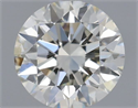 Natural Diamond 0.50 Carats, Round with Excellent Cut, J Color, SI2 Clarity and Certified by IGI