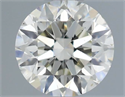 Natural Diamond 0.50 Carats, Round with Very Good Cut, J Color, VS2 Clarity and Certified by IGI