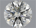 Natural Diamond 0.50 Carats, Round with Very Good Cut, J Color, VS2 Clarity and Certified by IGI