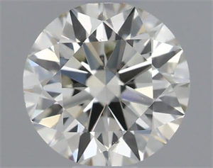 Picture of Natural Diamond 0.50 Carats, Round with Very Good Cut, J Color, VS2 Clarity and Certified by IGI