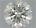 Natural Diamond 0.50 Carats, Round with Very Good Cut, H Color, VS2 Clarity and Certified by IGI