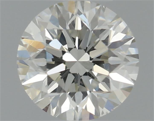 Picture of Natural Diamond 0.50 Carats, Round with Very Good Cut, H Color, VS2 Clarity and Certified by IGI