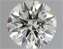 Natural Diamond 0.50 Carats, Round with Very Good Cut, J Color, VS1 Clarity and Certified by IGI