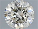 Natural Diamond 0.50 Carats, Round with Very Good Cut, K Color, VS2 Clarity and Certified by IGI