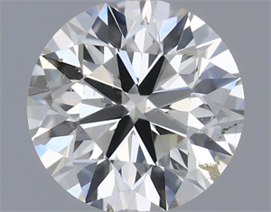 Picture of Natural Diamond 0.40 Carats, Round with Excellent Cut, I Color, SI2 Clarity and Certified by IGI