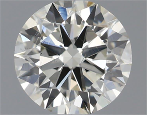 Picture of Natural Diamond 0.50 Carats, Round with Excellent Cut, K Color, VS2 Clarity and Certified by IGI