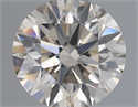 Natural Diamond 0.55 Carats, Round with Excellent Cut, K Color, SI1 Clarity and Certified by IGI