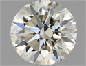 Natural Diamond 0.53 Carats, Round with Excellent Cut, K Color, VS1 Clarity and Certified by IGI