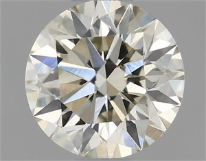 Picture of Natural Diamond 0.53 Carats, Round with Excellent Cut, K Color, VS1 Clarity and Certified by IGI