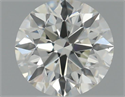 Natural Diamond 0.50 Carats, Round with Excellent Cut, H Color, VS2 Clarity and Certified by IGI