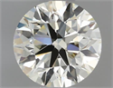 Natural Diamond 0.50 Carats, Round with Very Good Cut, J Color, VS2 Clarity and Certified by IGI