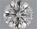 Natural Diamond 0.50 Carats, Round with Excellent Cut, K Color, VS2 Clarity and Certified by IGI