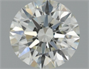 Natural Diamond 0.50 Carats, Round with Excellent Cut, H Color, VS2 Clarity and Certified by IGI