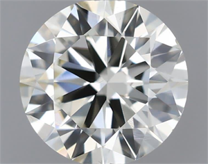 Picture of Natural Diamond 0.50 Carats, Round with Excellent Cut, K Color, VS1 Clarity and Certified by IGI