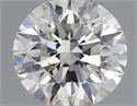 Natural Diamond 0.40 Carats, Round with Excellent Cut, J Color, SI1 Clarity and Certified by IGI