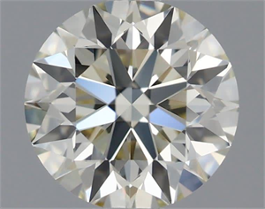 Picture of Natural Diamond 0.55 Carats, Round with Excellent Cut, K Color, VVS2 Clarity and Certified by IGI