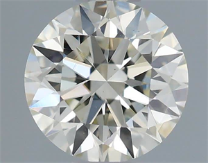 Picture of Natural Diamond 0.50 Carats, Round with Excellent Cut, J Color, VS2 Clarity and Certified by IGI