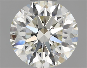 Picture of Natural Diamond 0.54 Carats, Round with Excellent Cut, I Color, VS1 Clarity and Certified by IGI