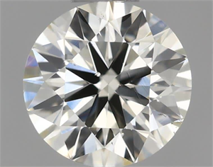 Picture of Natural Diamond 0.50 Carats, Round with Excellent Cut, J Color, VS2 Clarity and Certified by IGI