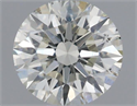 Natural Diamond 0.54 Carats, Round with Excellent Cut, K Color, VS2 Clarity and Certified by IGI