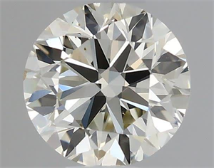 Picture of Natural Diamond 0.50 Carats, Round with Very Good Cut, J Color, VS2 Clarity and Certified by IGI