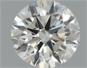 Natural Diamond 0.50 Carats, Round with Excellent Cut, H Color, VS2 Clarity and Certified by IGI