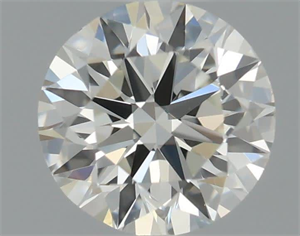 Picture of Natural Diamond 0.50 Carats, Round with Excellent Cut, H Color, VS2 Clarity and Certified by IGI