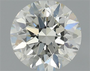 Picture of Natural Diamond 0.50 Carats, Round with Excellent Cut, H Color, VS2 Clarity and Certified by IGI