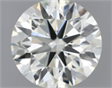 Natural Diamond 0.51 Carats, Round with Excellent Cut, K Color, VS1 Clarity and Certified by IGI