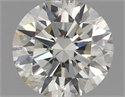 Natural Diamond 0.51 Carats, Round with Excellent Cut, H Color, SI2 Clarity and Certified by IGI