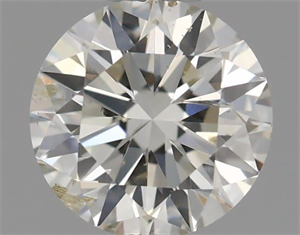 Picture of Natural Diamond 0.51 Carats, Round with Excellent Cut, H Color, SI2 Clarity and Certified by IGI