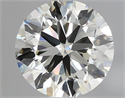 Natural Diamond 0.50 Carats, Round with Very Good Cut, J Color, VS2 Clarity and Certified by IGI