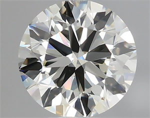 Picture of Natural Diamond 0.50 Carats, Round with Very Good Cut, J Color, VS2 Clarity and Certified by IGI