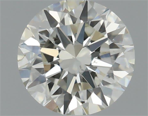 Picture of Natural Diamond 0.50 Carats, Round with Very Good Cut, H Color, VS2 Clarity and Certified by IGI