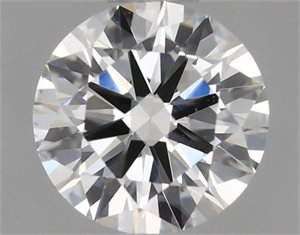 Picture of Natural Diamond 0.55 Carats, Round with Excellent Cut, I Color, VS1 Clarity and Certified by IGI