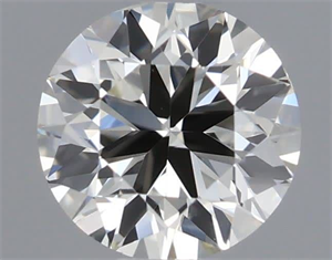 Picture of Natural Diamond 0.50 Carats, Round with Good Cut, J Color, VS1 Clarity and Certified by IGI