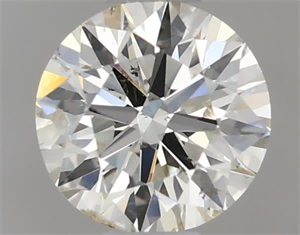 Picture of Natural Diamond 0.50 Carats, Round with Excellent Cut, J Color, SI2 Clarity and Certified by IGI